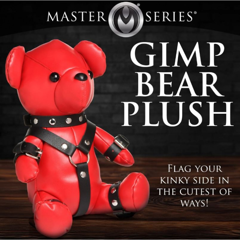 Peluche Gimp Bear Rojo