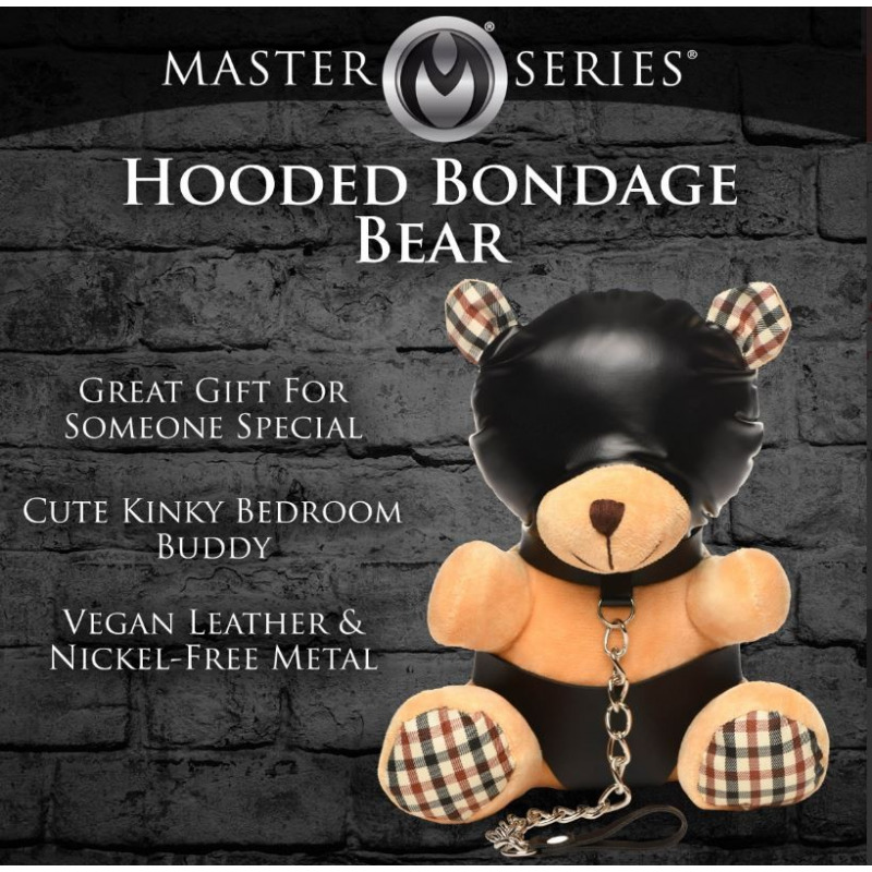 Peluche Hooded Bondage Bear