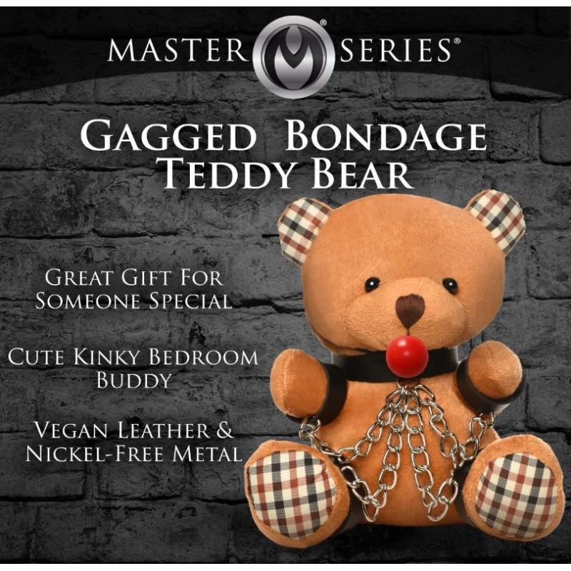 Peluche Gagged Bondage Bear