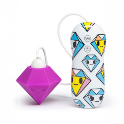 Diamond Clitoral Vibrator Morado