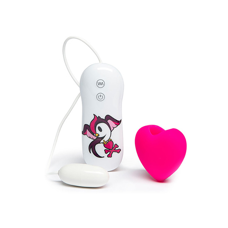 Heart Clitoral Vibrator Rosa
