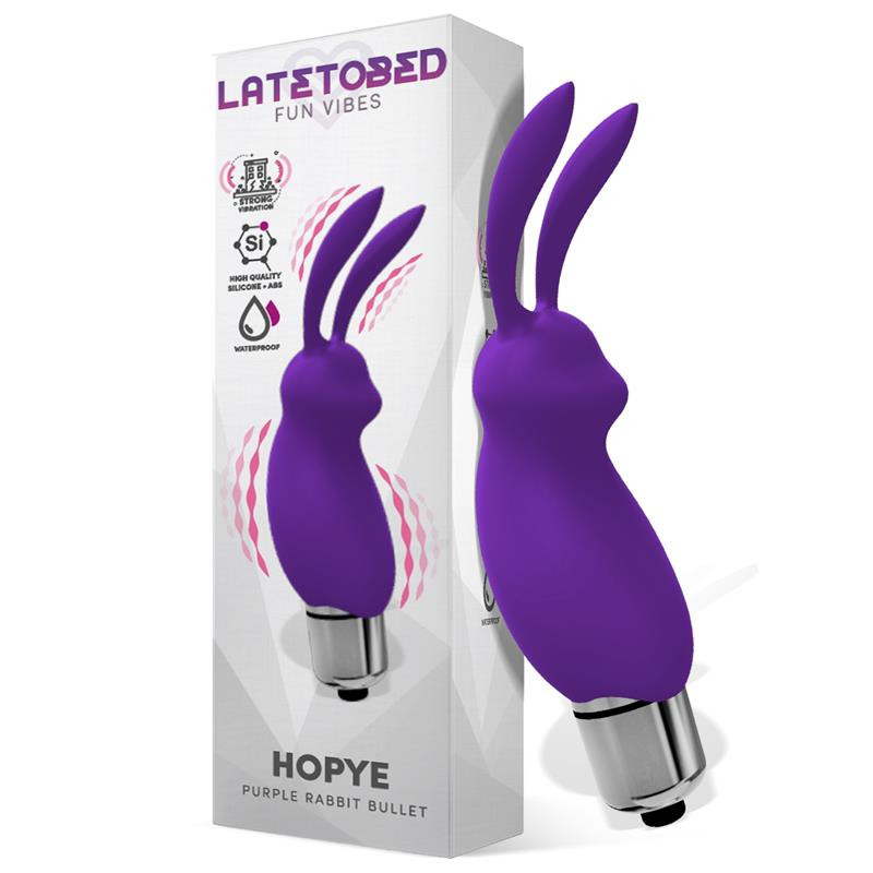 Hopye Bala Vibradora Conejito Púrpura