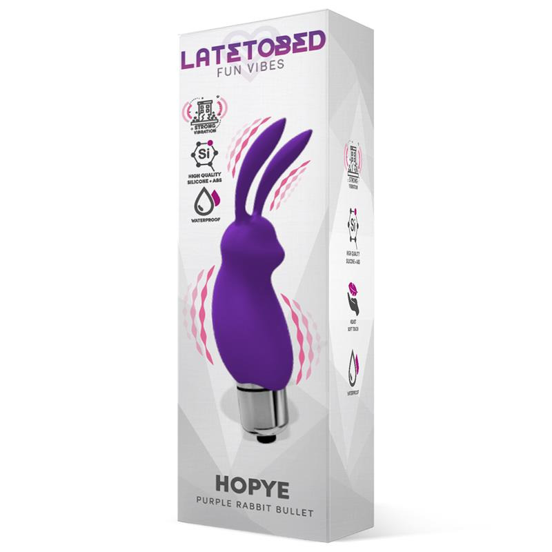 Hopye Bala Vibradora Conejito Púrpura
