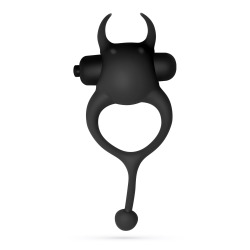 Daemon Anillo de Pene con Vibración Negro