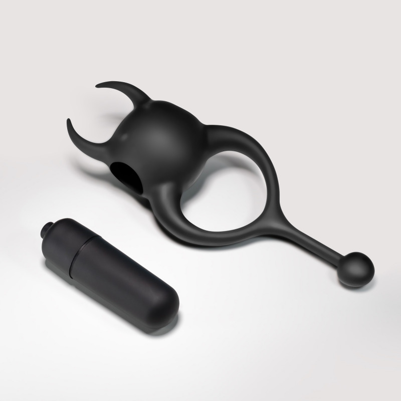 Daemon Anillo de Pene con Vibración Negro