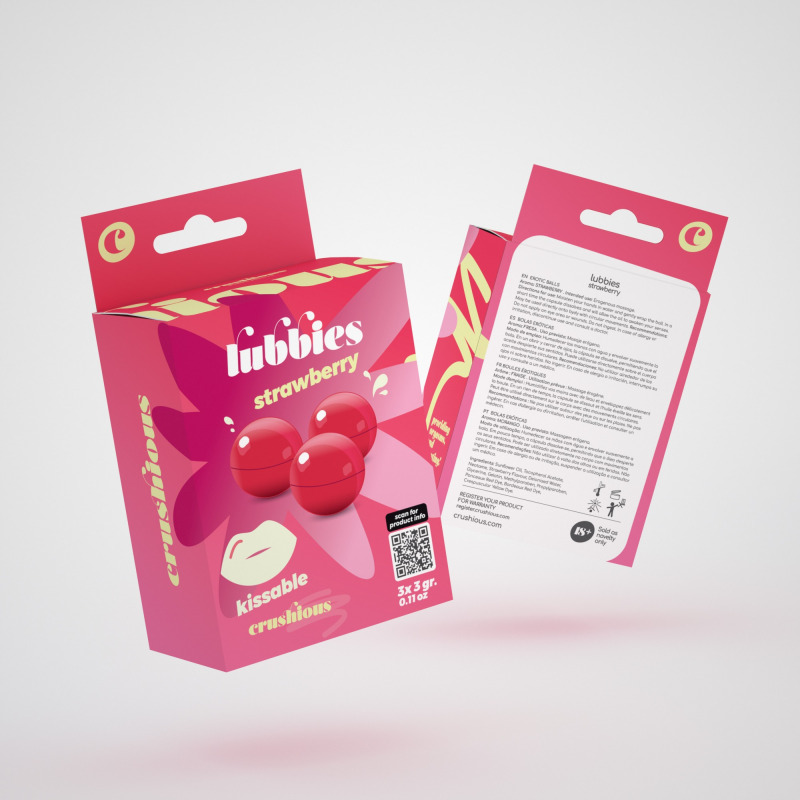 Lubbies Bolas de Aceite Besables Fresa