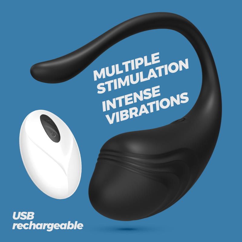 Huevo Vibrador con Mando a Distancia Tamago Negro