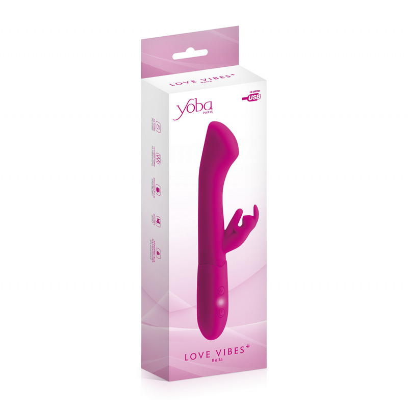Vibrador con Estimulador Rabbit Bella