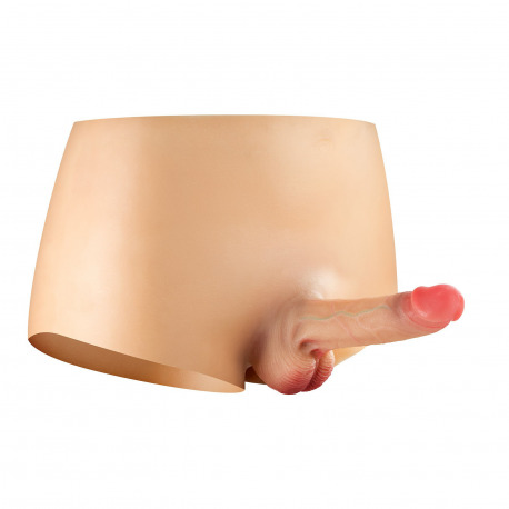 Culotte con Pene Realístico Hueco Talla S/M