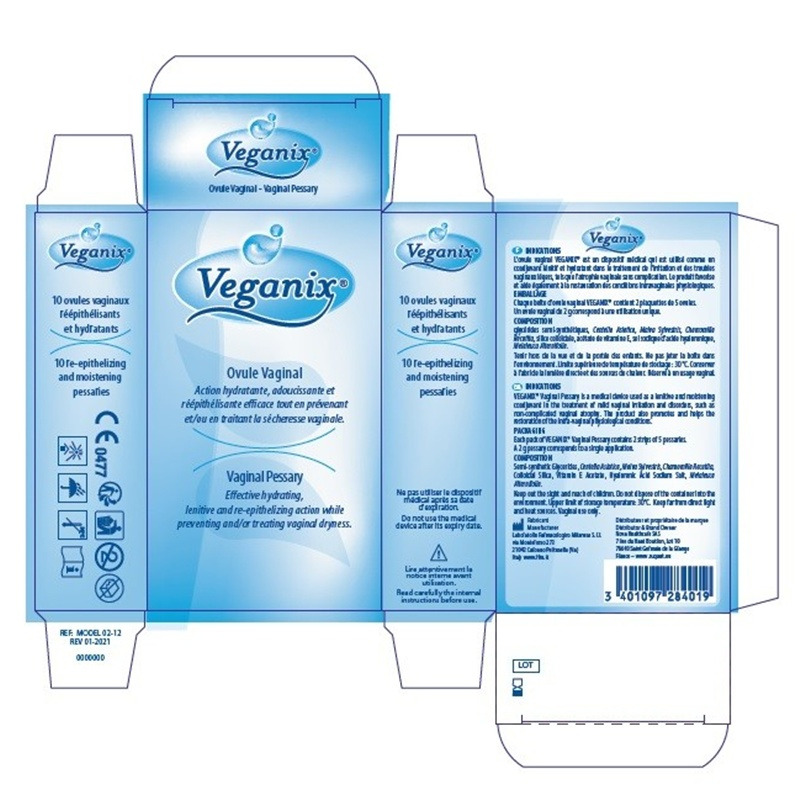 Veganix Óvulos Vaginales 10 Uds