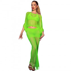 Top & Falda Verde CR 4666