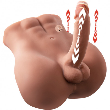 Bertlett Dildo Ass Masturbador Dildo y Ano Realístico con Thrusting