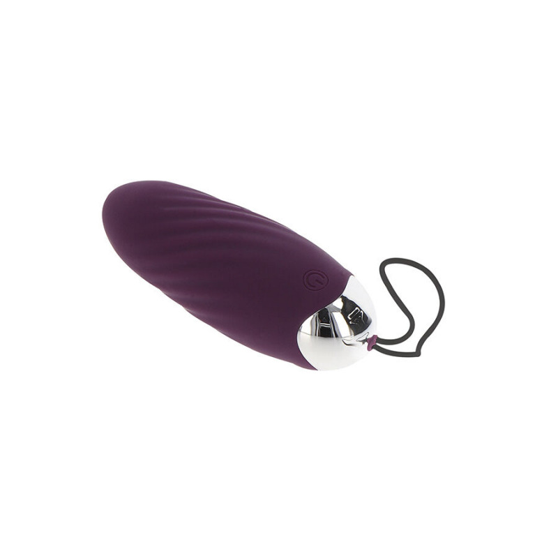 Knock Knock Eggstavagant Vibrador con Control Remoto Morado
