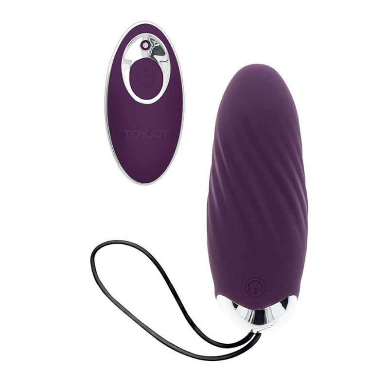 Knock Knock Eggstavagant Vibrador con Control Remoto Morado