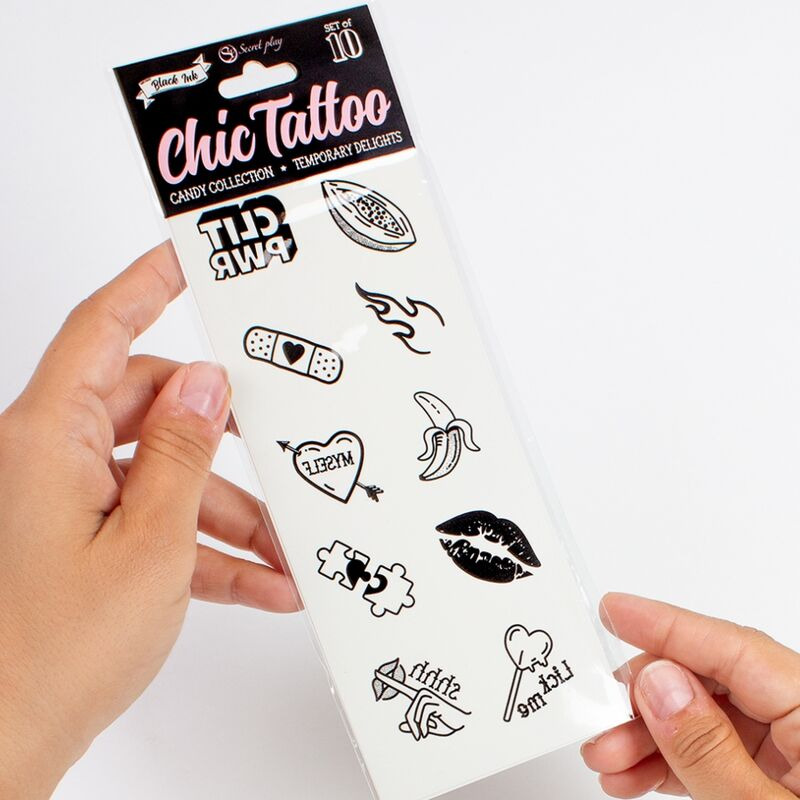 Set de 10 Tattoos Temporales