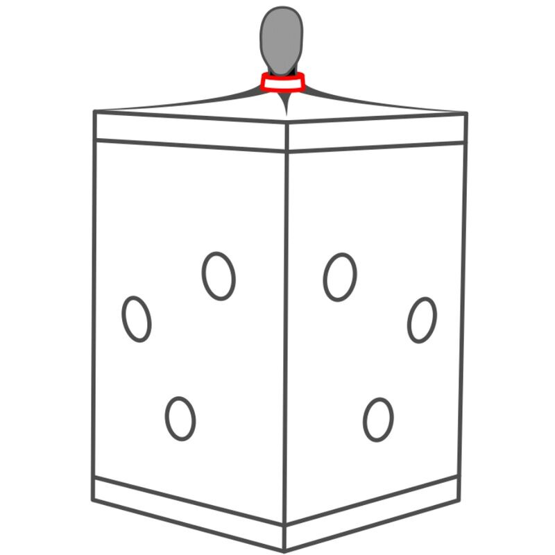 Kink Club Cabina Scandale Negro y Rojo