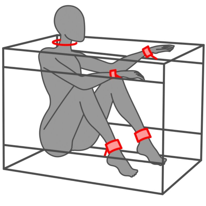 Kink Club La Niche Cabina Negro & Rojo