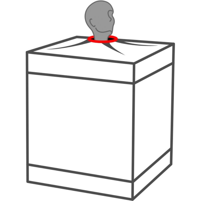 Kink Club Cabina Bukake Negro y Rojo