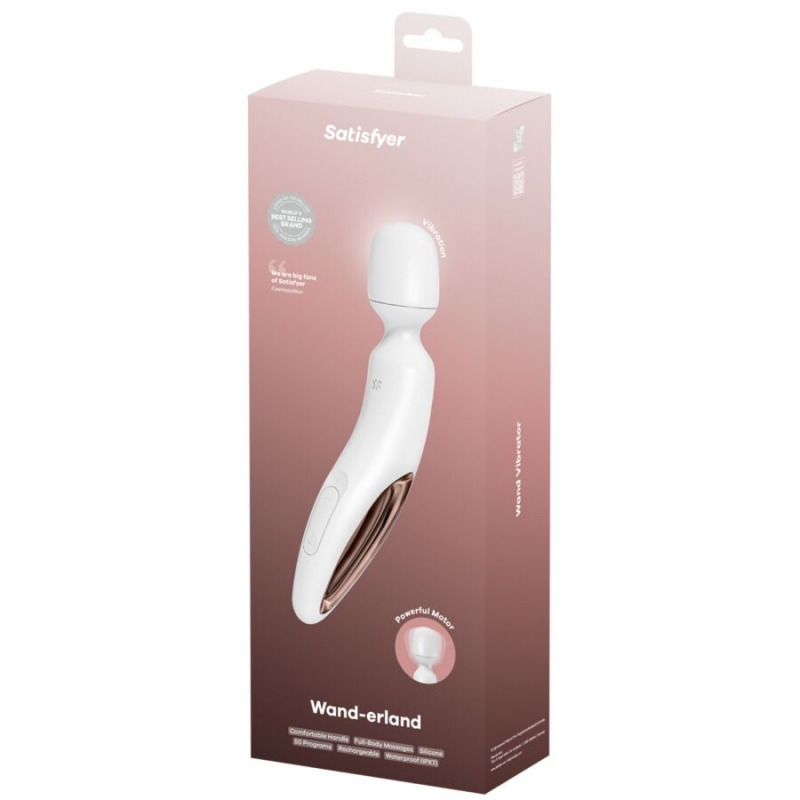 Wand Erland Masajeador Vibrador Blanco