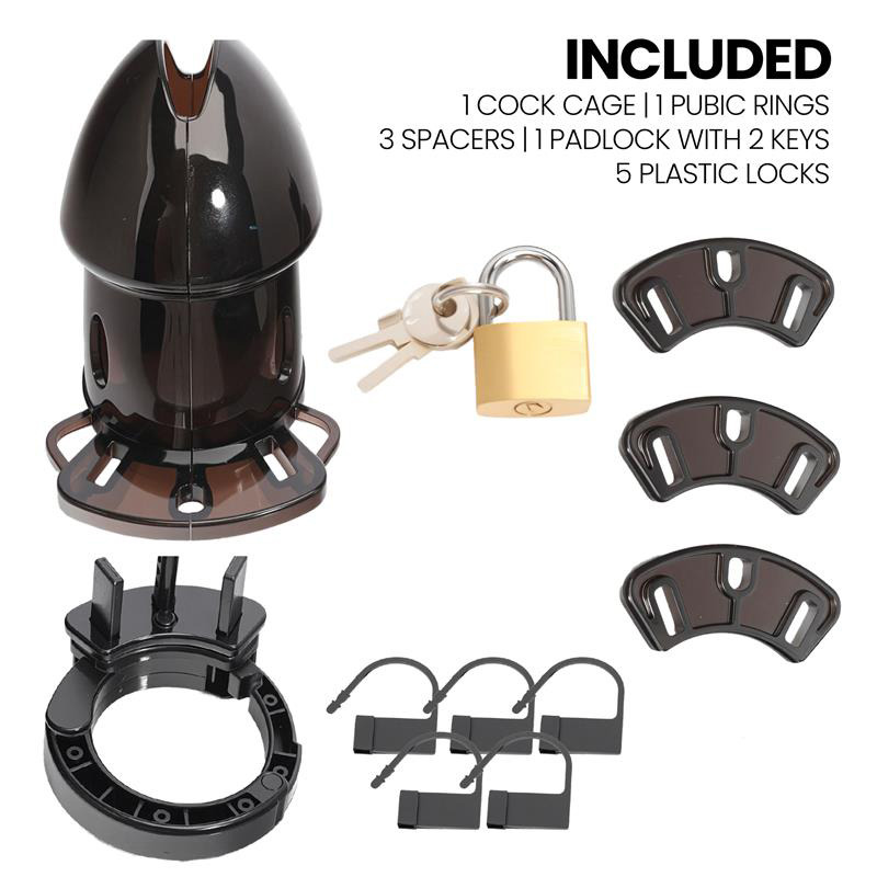 Cell Jaula para el Pene con Espaciadores