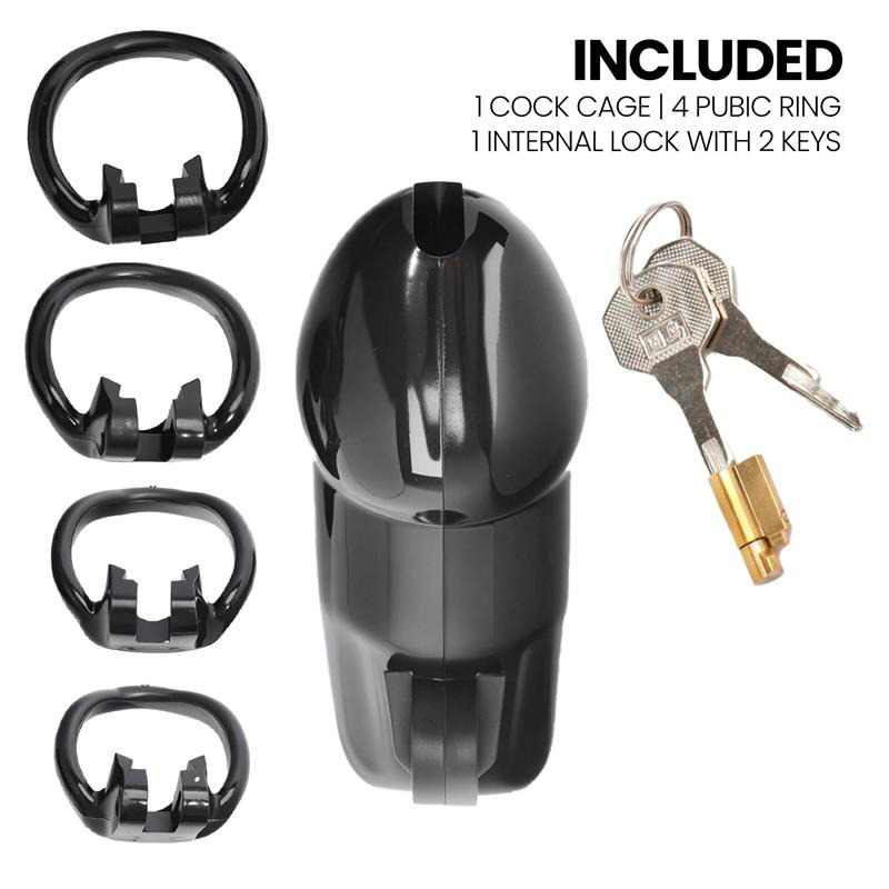 Guard Jaula para el Pene con Candado Interno Talla M