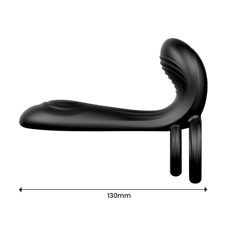 Synkox con Doble Anillo para el Pene con Vibración