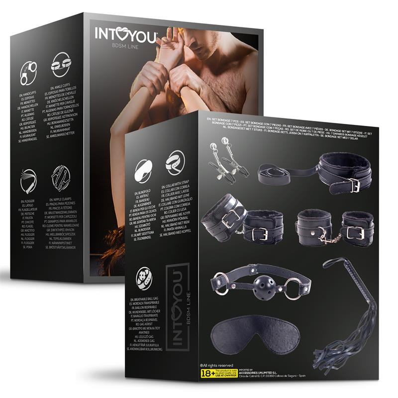 Set de Bondage 7 Pz Furry Set