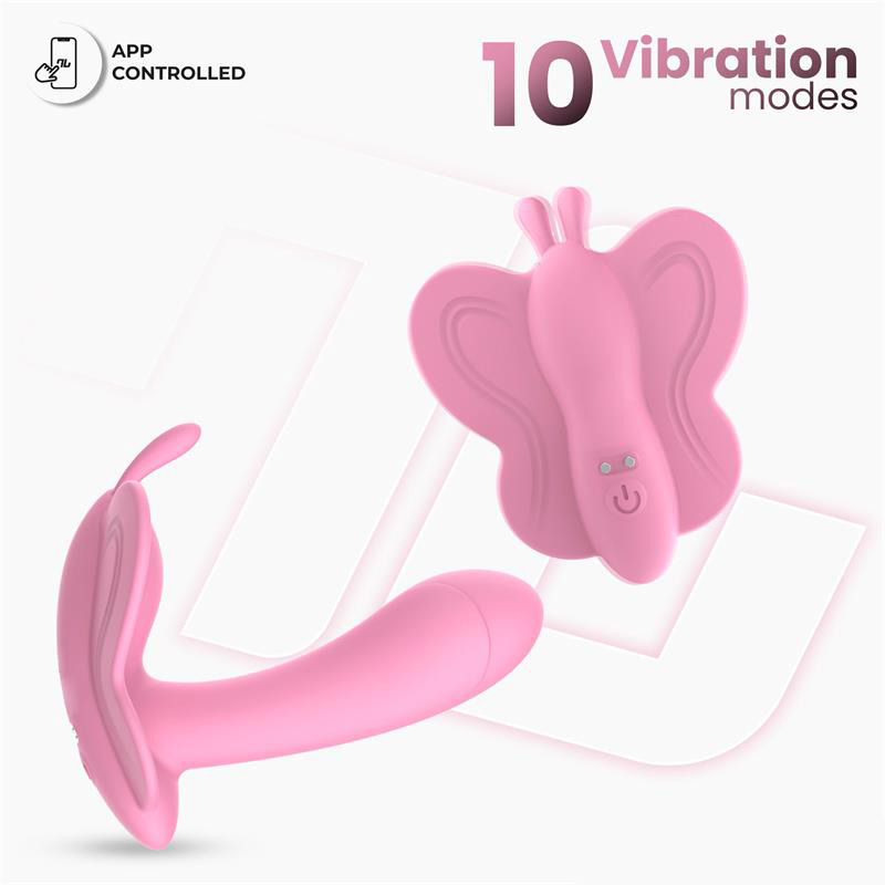 Wingy Estimulador Mariposa con APP Rosa