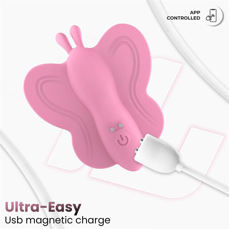 Wingy Estimulador Mariposa con APP Rosa