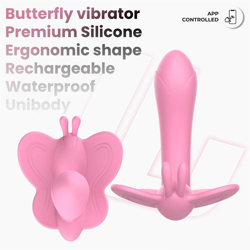 Wingy Estimulador Mariposa con APP Rosa