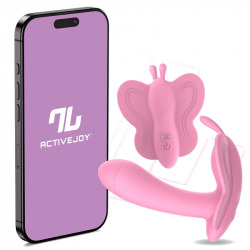 Wingy Estimulador Mariposa con APP Rosa