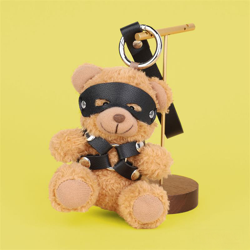 Bearly Llavero de Osito BDSM con Arnés