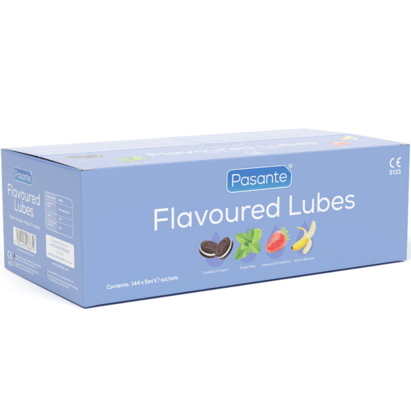 Lubricantes Sabores Caja 144 Uds 5 ML