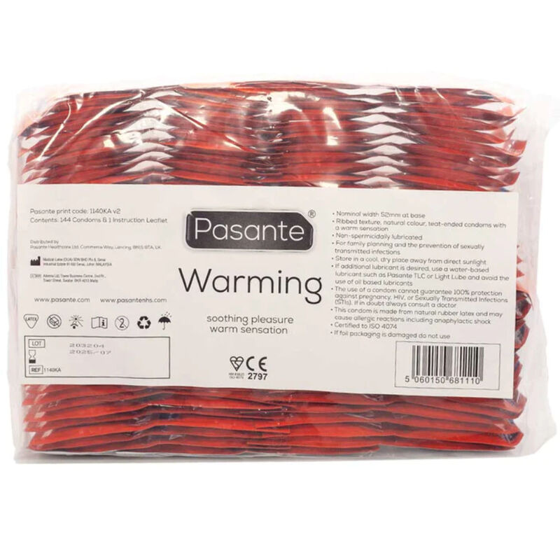 Preservativo Efecto Calor Bolsa 144 Uds