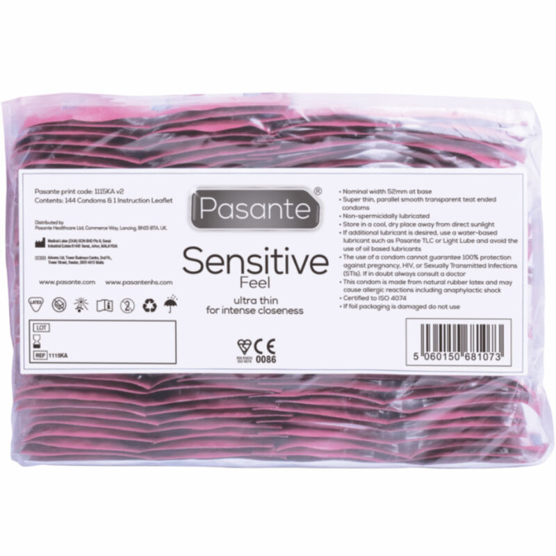 Preservativo Sensitive Bolsa 144 Uds