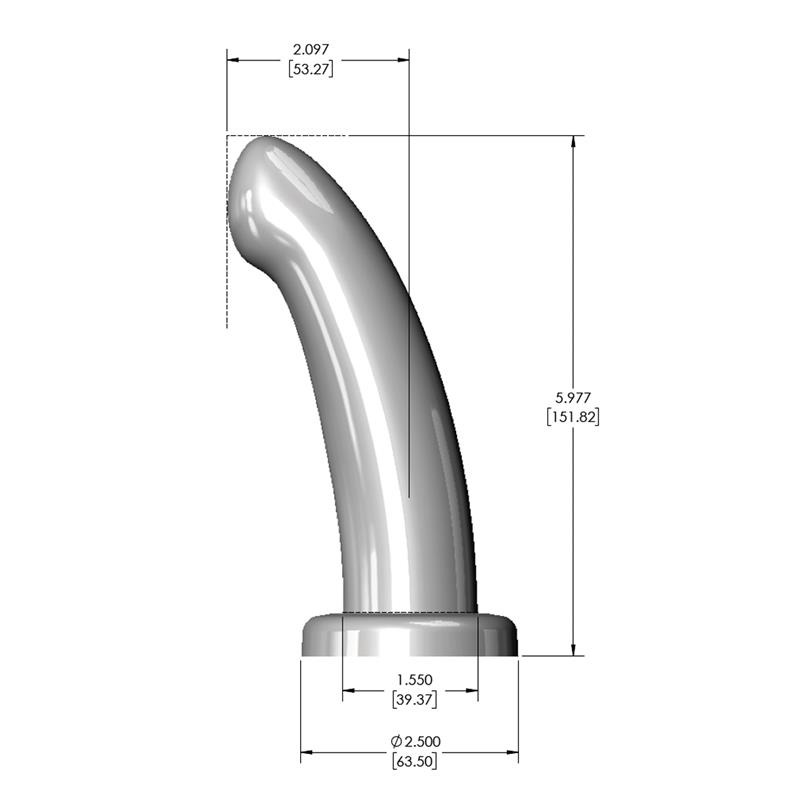 Herspot Dildo Golden Rose M