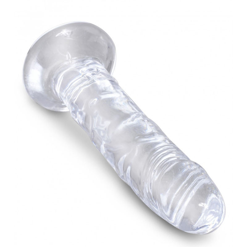 Clear Pene Realistico 15.5 cm Transparente