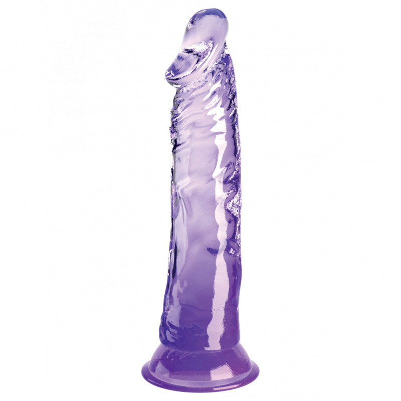 Clear Pene Realistico 19.7 cm Morado