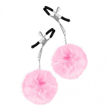 Pinzas Regulables Pompon Rosa