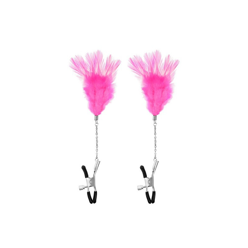 Pinzas Regulables Plumero Fucsia