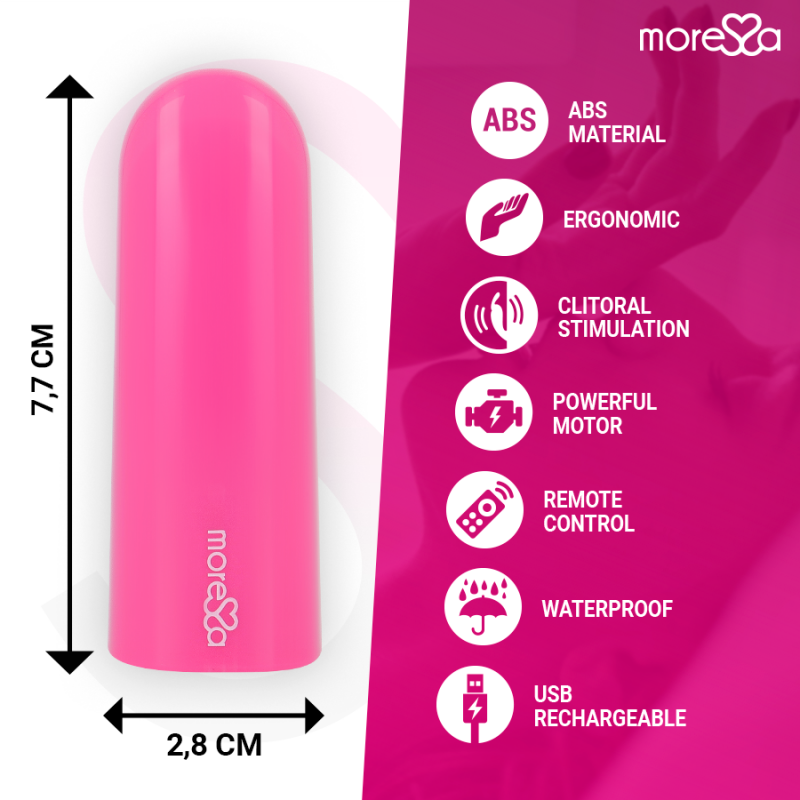 Nix Vibrador Multi Control Remoto Rosa