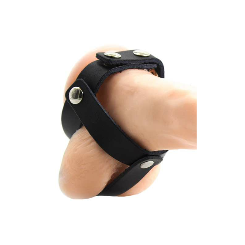 Funda Cuero de Castidad para Testículos