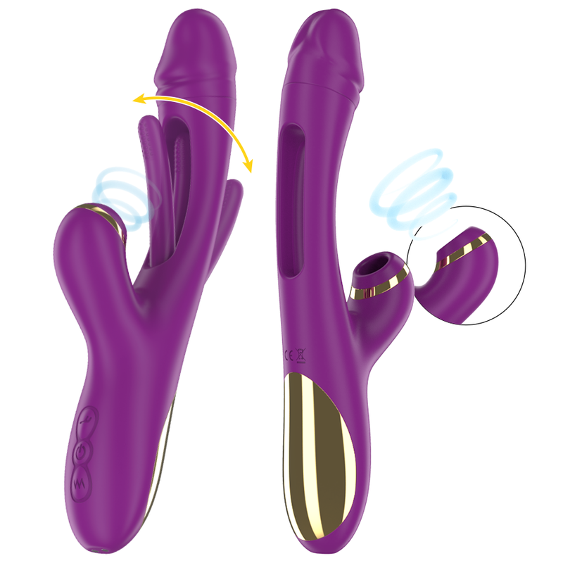 Ateneo Vibrador Multifuncion Morado