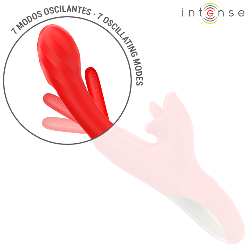 Jessica Vibrador Multifuncion Rojo