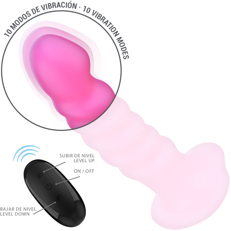 Cindy Vibrador Talla L Control Remoto
