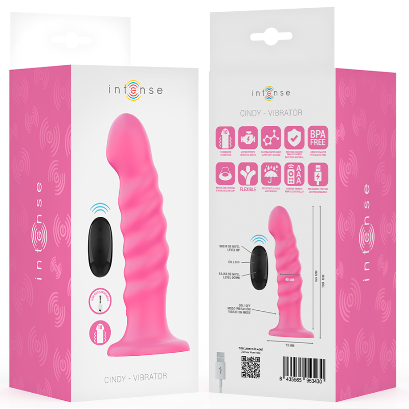 Cindy Vibrador Talla L Control Remoto