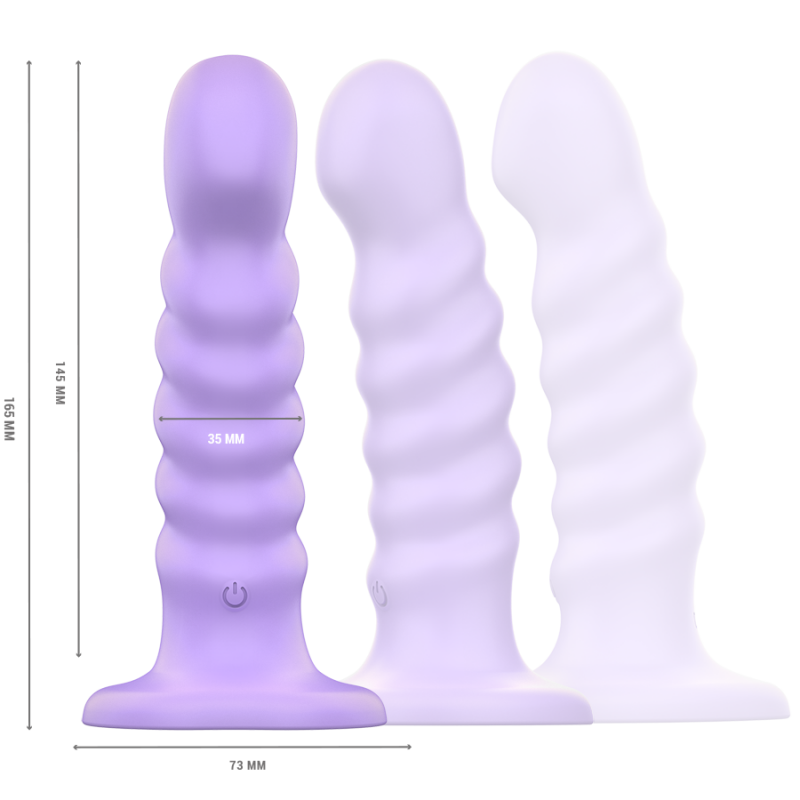 Brenda Vibrador Talla M en Espiral con Control Remoto