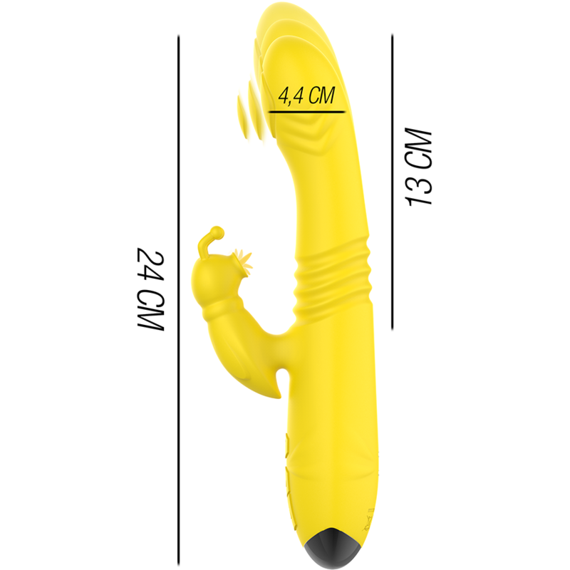 Toky Vibrador Multifuncion Amarillo