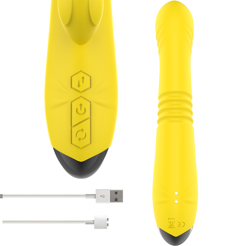 Toky Vibrador Multifuncion Amarillo