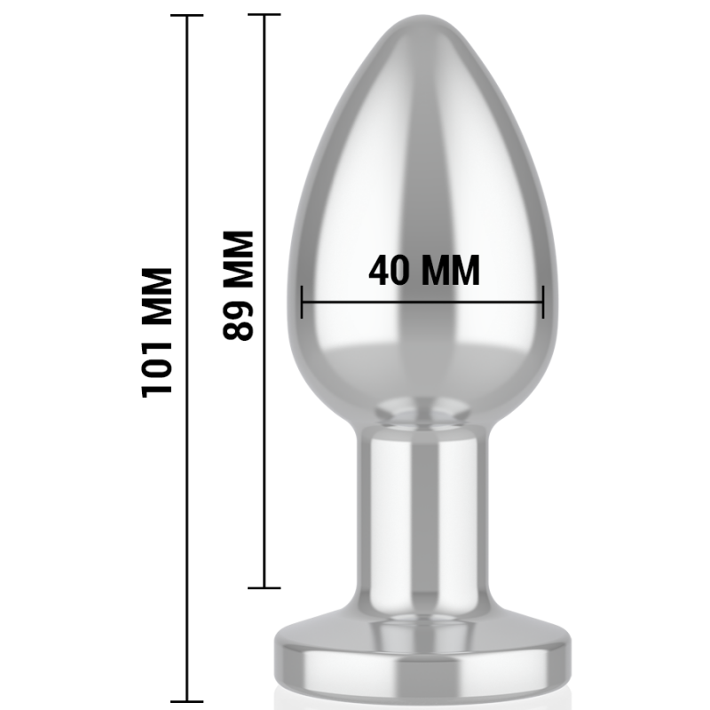 Plug Anal Vibrador L con Control Remoto